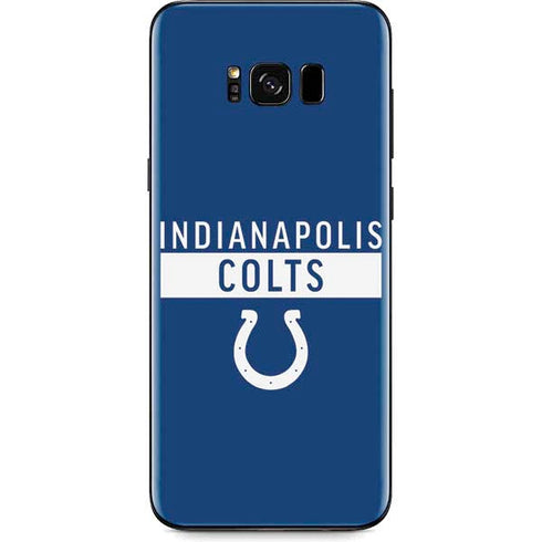 NFL Indianapolis Colts Blue Performance Series Galaxy S8 Skin