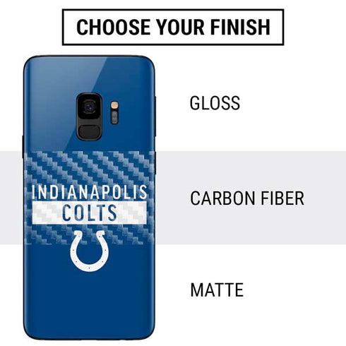 NFL Indianapolis Colts Blue Performance Series Galaxy S9 Skin