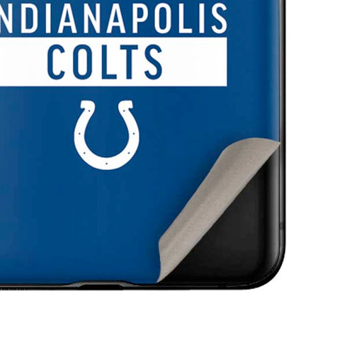 NFL Indianapolis Colts Blue Performance Series Galaxy Z Flip Skin
