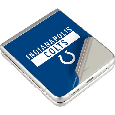NFL Indianapolis Colts Blue Performance Series Galaxy Z Flip3 5G Skin