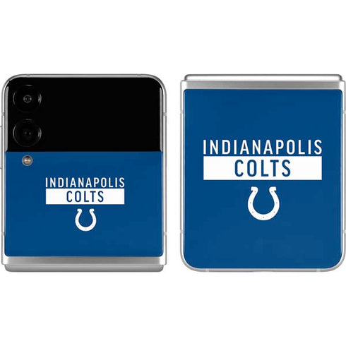 NFL Indianapolis Colts Blue Performance Series Galaxy Z Flip4 5G Skin
