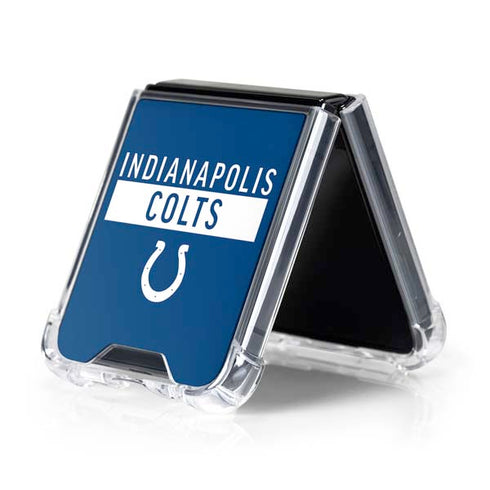 NFL Indianapolis Colts Blue Performance Series Galaxy Z Flip5 5G Clear Case