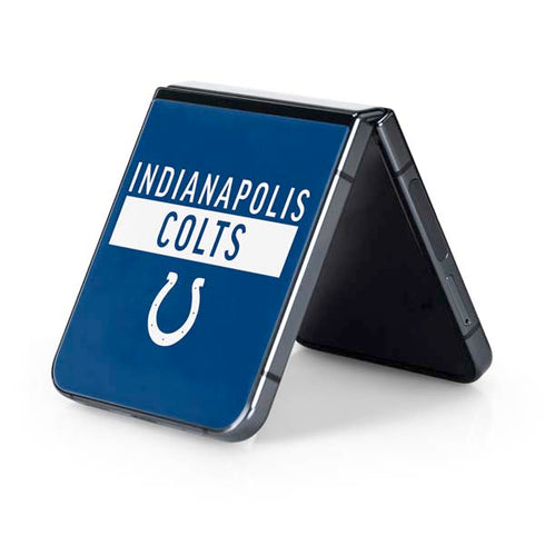NFL Indianapolis Colts Blue Performance Series Galaxy Z Flip5 5G Skin