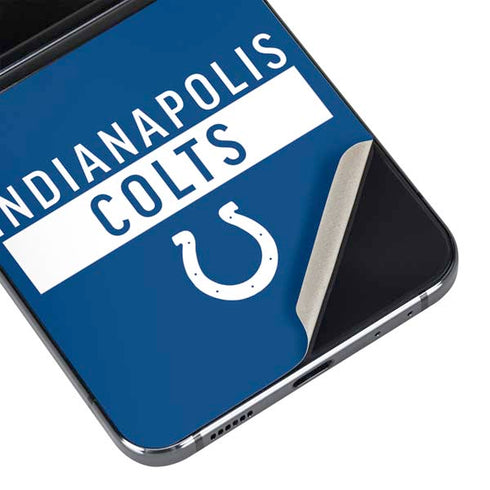 NFL Indianapolis Colts Blue Performance Series Galaxy Z Flip5 5G Skin