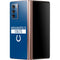 NFL Indianapolis Colts Blue Performance Series Galaxy Z Fold2 5G Skin