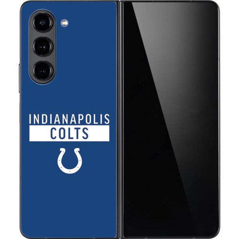 NFL Indianapolis Colts Blue Performance Series Galaxy Z Fold5 5G Skin