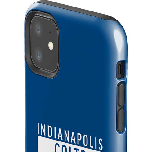 NFL Indianapolis Colts Blue Performance Series iPhone 11 Impact Case