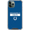 NFL Indianapolis Colts Blue Performance Series iPhone 11 Pro Max Clear Case