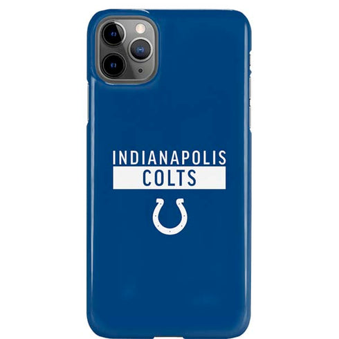 NFL Indianapolis Colts Blue Performance Series iPhone 11 Pro Max Lite Case