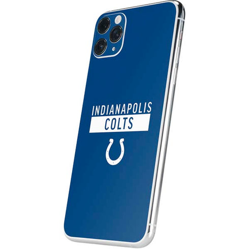NFL Indianapolis Colts Blue Performance Series iPhone 11 Pro Max Skin