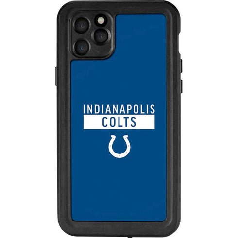 NFL Indianapolis Colts Blue Performance Series iPhone 11 Pro Max Waterproof Case