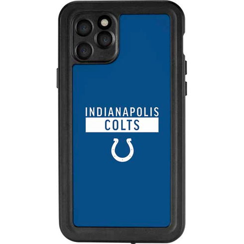 NFL Indianapolis Colts Blue Performance Series iPhone 11 Pro Waterproof Case