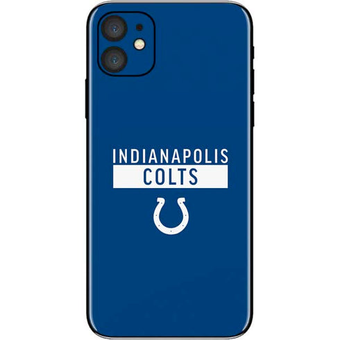 NFL Indianapolis Colts Blue Performance Series iPhone 11 Skin
