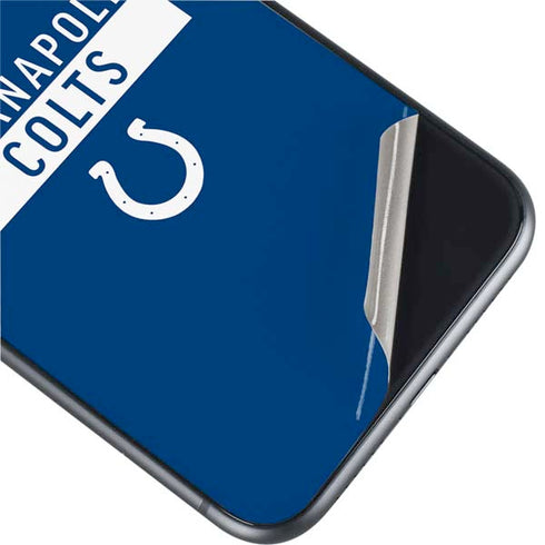 NFL Indianapolis Colts Blue Performance Series iPhone 11 Skin