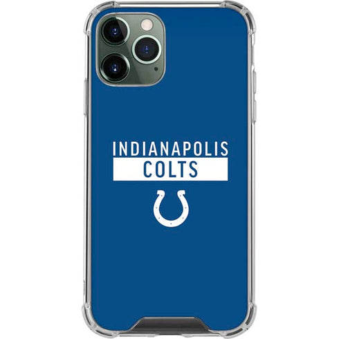 NFL Indianapolis Colts Blue Performance Series iPhone 12 Pro Clear Case
