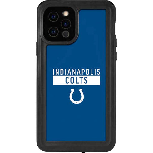 NFL Indianapolis Colts Blue Performance Series iPhone 12 Pro Waterproof Case