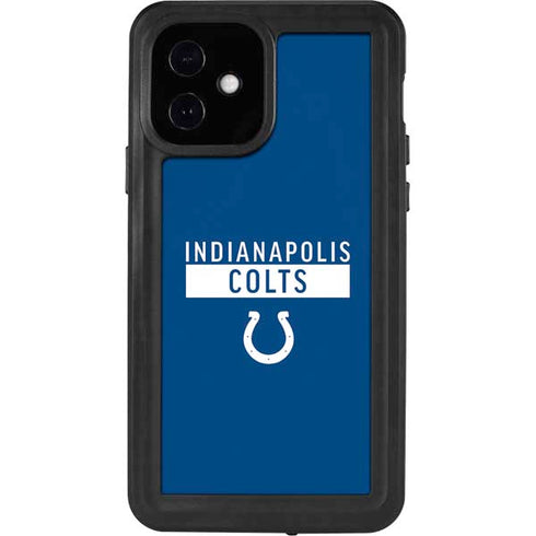 NFL Indianapolis Colts Blue Performance Series iPhone 12 Waterproof Case