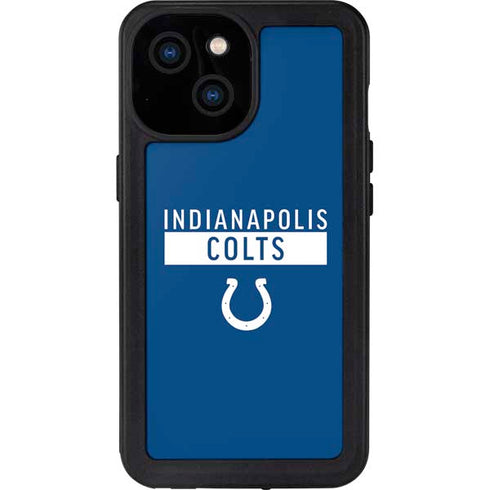 NFL Indianapolis Colts Blue Performance Series iPhone 13 Mini Waterproof Case