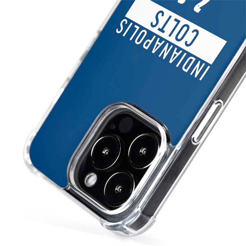 NFL Indianapolis Colts Blue Performance Series iPhone 13 Pro Max MagSafe Case