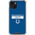 NFL Indianapolis Colts Blue Performance Series iPhone 15 Plus Clear Case