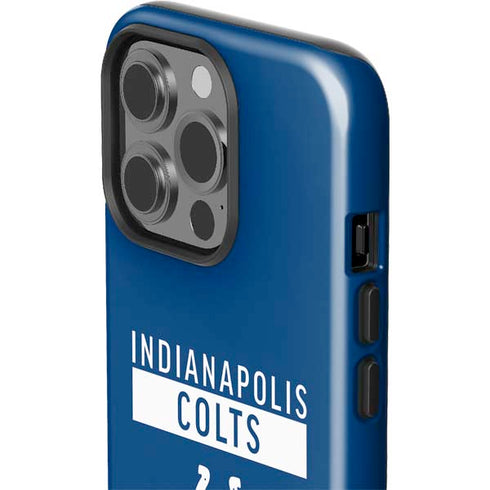 NFL Indianapolis Colts Blue Performance Series iPhone 15 Pro Impact Case