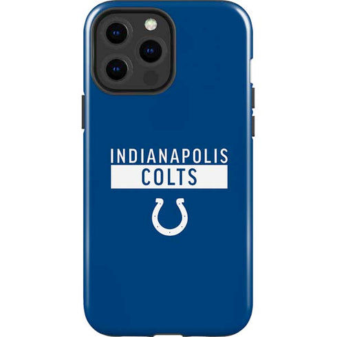 NFL Indianapolis Colts Blue Performance Series iPhone 15 Pro Max Impact Case