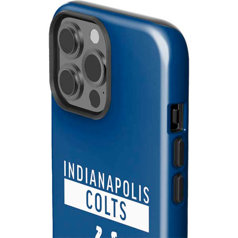 NFL Indianapolis Colts Blue Performance Series iPhone 15 Pro Max Impact Case