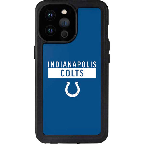 NFL Indianapolis Colts Blue Performance Series iPhone 14 Pro Max Waterproof Case