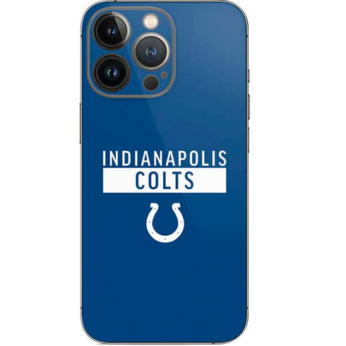NFL Indianapolis Colts Blue Performance Series iPhone 14 Pro Skin