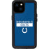 NFL Indianapolis Colts Blue Performance Series iPhone 15 Plus Waterproof Case