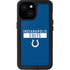 NFL Indianapolis Colts Blue Performance Series iPhone 15 Waterproof Case