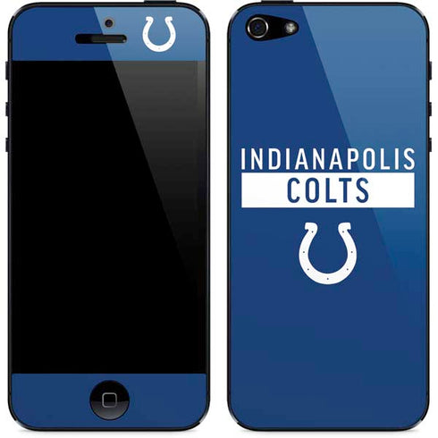NFL Indianapolis Colts Blue Performance Series iPhone 5/5s/5SE Skin