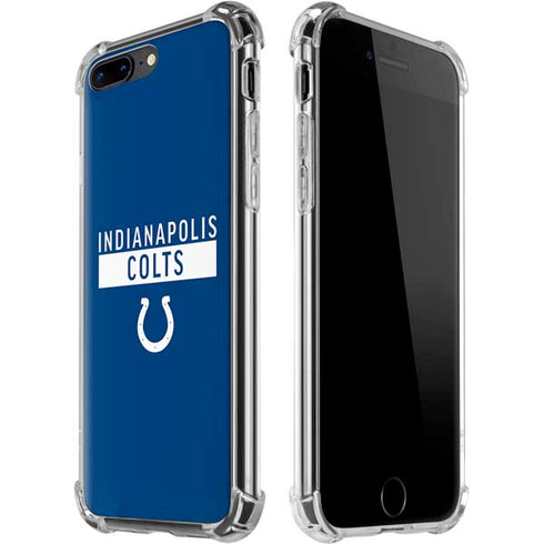 NFL Indianapolis Colts Blue Performance Series iPhone 7/8 Plus Clear Case