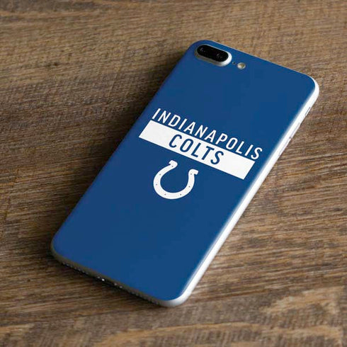 NFL Indianapolis Colts Blue Performance Series iPhone 8 Plus Skin