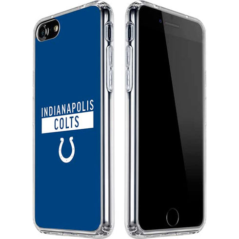 NFL Indianapolis Colts Blue Performance Series iPhone SE (2nd & 3rd Gen) Clear Case