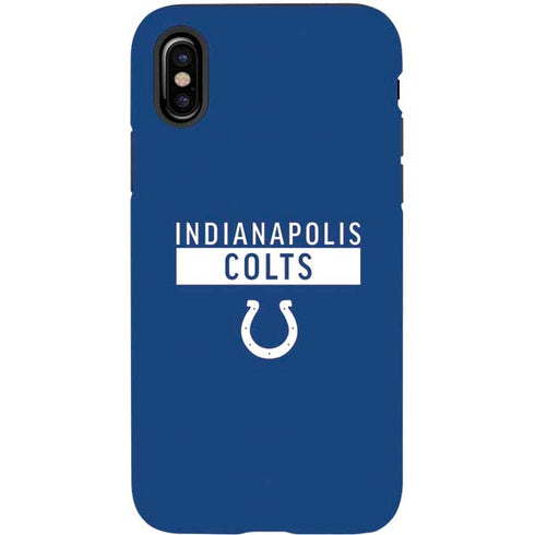 NFL Indianapolis Colts Blue Performance Series iPhone X Pro Case