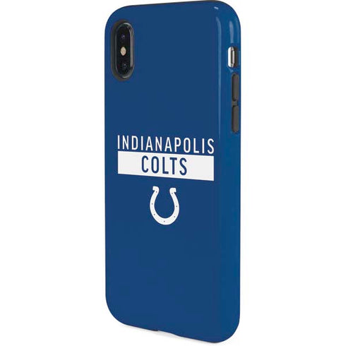 NFL Indianapolis Colts Blue Performance Series iPhone X Pro Case