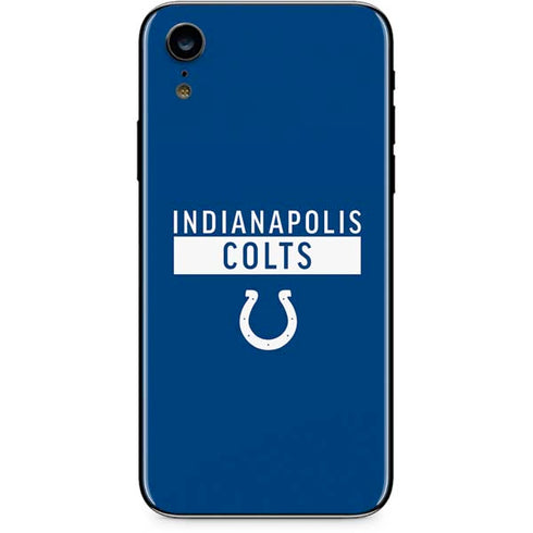 NFL Indianapolis Colts Blue Performance Series iPhone XR Skin