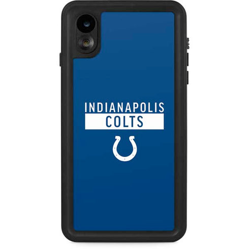 NFL Indianapolis Colts Blue Performance Series iPhone XR Waterproof Case