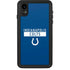 NFL Indianapolis Colts Blue Performance Series iPhone XR Waterproof Case