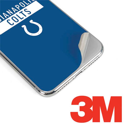 NFL Indianapolis Colts Blue Performance Series iPhone XS Max Skin