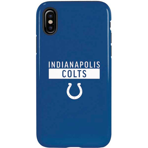 NFL Indianapolis Colts Blue Performance Series iPhone XS Pro Case