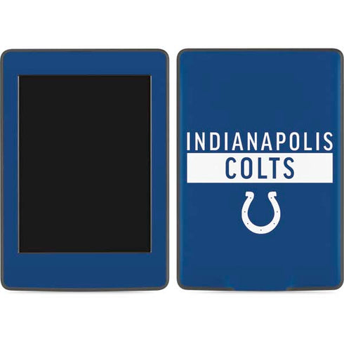 NFL Indianapolis Colts Blue Performance Series Amazon Kindle Skin