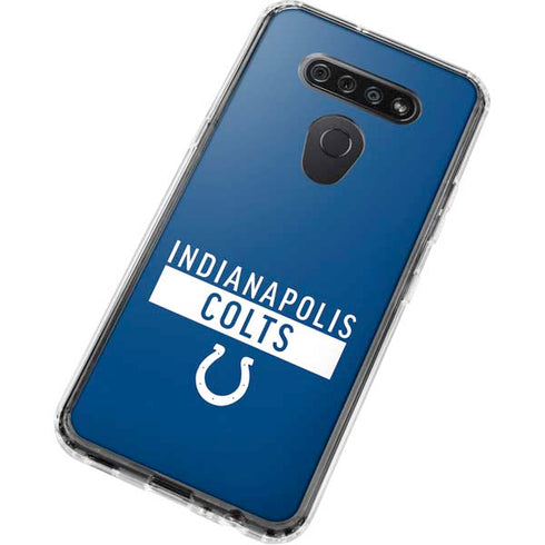 NFL Indianapolis Colts Blue Performance Series LG K51/Q51 Clear Case