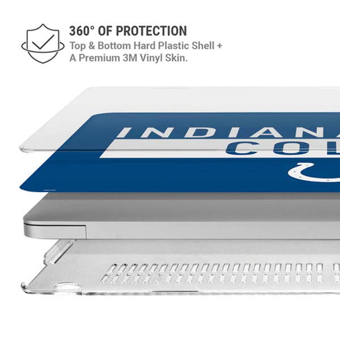 NFL Indianapolis Colts Blue Performance Series MacBook Air 13in M1 (2021) Case plus Skin