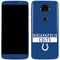 NFL Indianapolis Colts Blue Performance Series Moto E5 Plus Skin