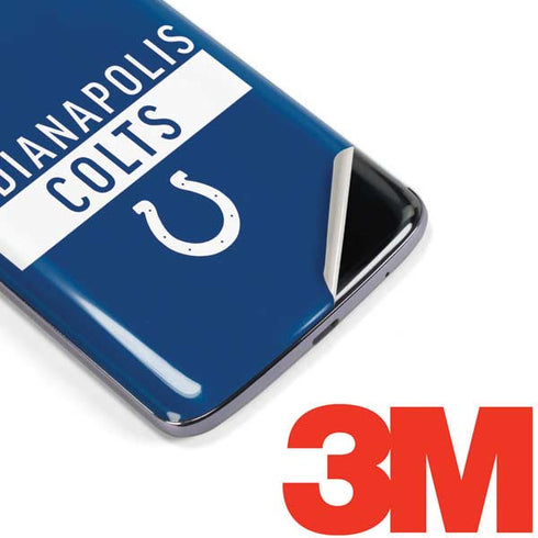 NFL Indianapolis Colts Blue Performance Series Moto E5 Plus Skin