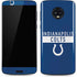 NFL Indianapolis Colts Blue Performance Series Moto G6 Skin