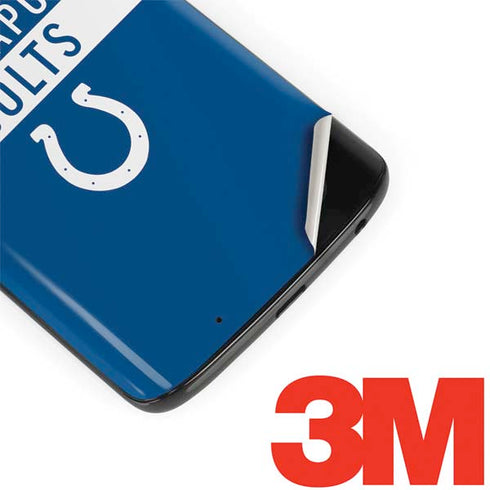 NFL Indianapolis Colts Blue Performance Series Moto G6 Skin