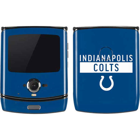NFL Indianapolis Colts Blue Performance Series Motorola RAZR Skin